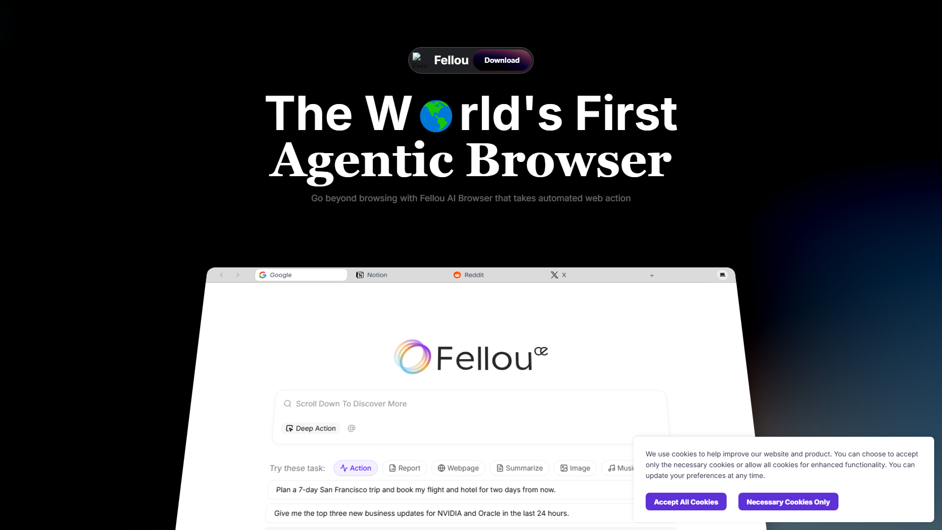 Fellou产品截图